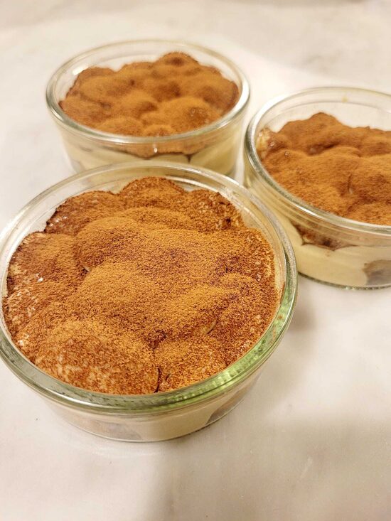 TIRAMISU deserts stikla burciņā (15.gab)